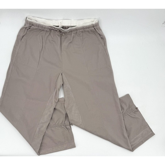 Daily Practice Pants - Daily Practice Anthropologie Pants Large Womens Taupe Drawstring Waist